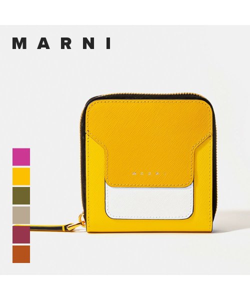 MARNI(マルニ)/マルニ MARNI 二つ折り財布 PFMOQ09U11 LV520 レディース 財布 ジップアラウンド レザー ウォレット ラウンドファスナー コンパクト ミニ/img01