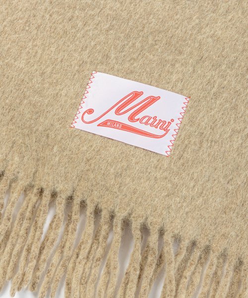 マルニ MARNI SCZC0033Q0 UAW004 マフラー メンズ レディース ファッション小物 ウール ストール ロゴラベル フリンジ 無地 大判 防寒 メンズ ファッション小物 レディース