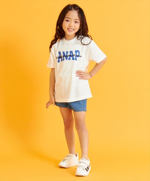 ANAP KIDS(アナップキッズ)/配色ANAPロゴビッグTシャツ/img01