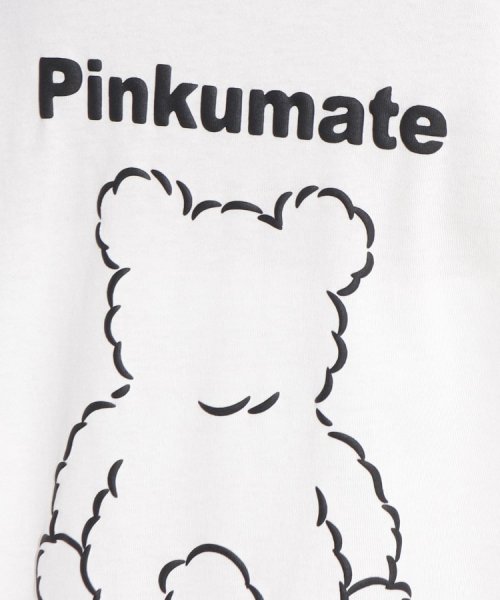 PINK-latte(ピンク　ラテ)/【130cmサイズあり】バッククマちゃんTシャツ/img08