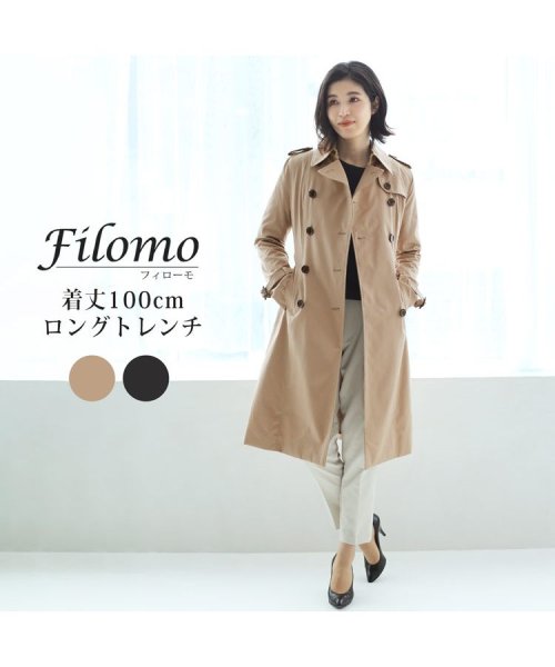 Filomo(フィローモ)/[Filomo] トレンチコート レディース スプリングコート ロング 春/img01
