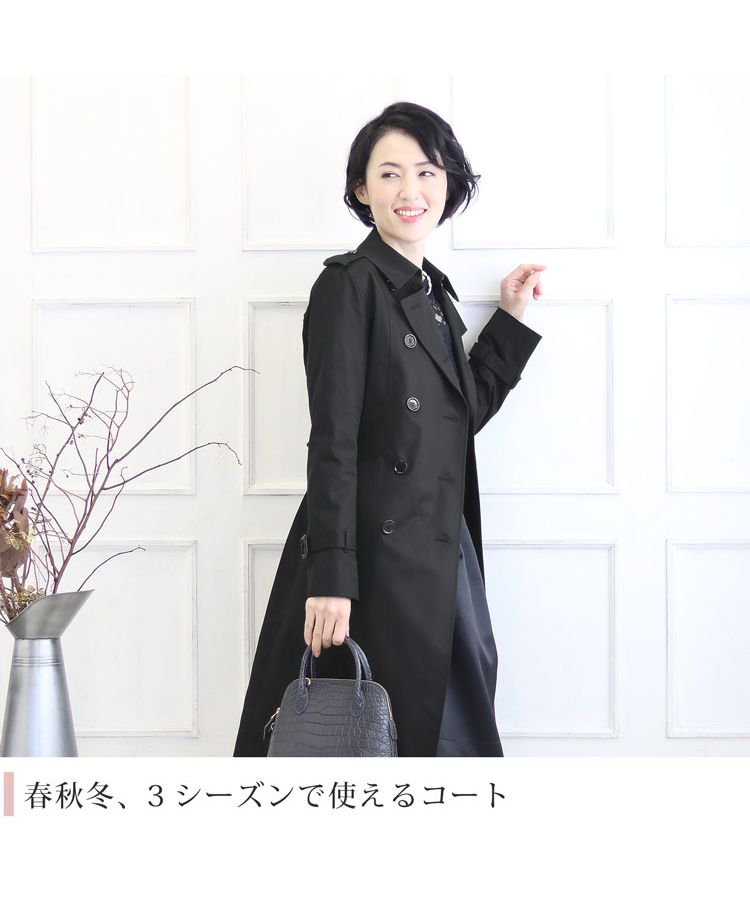 Filomo] トレンチコート レディース スプリングコート ロング 春 