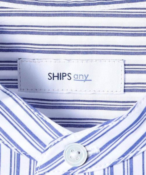 SHIPS any MEN(シップス　エニィ　メン)/SHIPS any: ストライプ バンドカラー 長袖 シャツ 23SS◇/img39