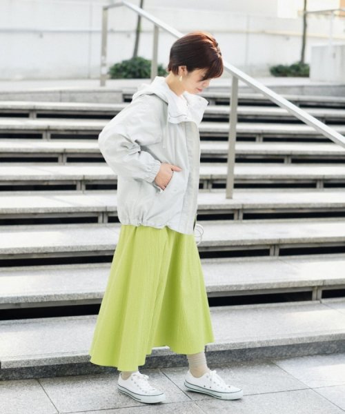 セール】【Oggi.jp掲載／トレンド感UP！】凹凸サーキュラースカート  