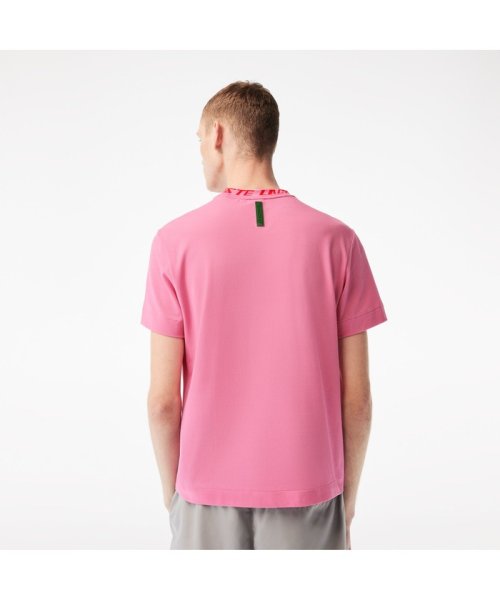 LACOSTE Mens(ラコステ　メンズ)/エコ鹿の子地ジャカードネックTシャツ/img15