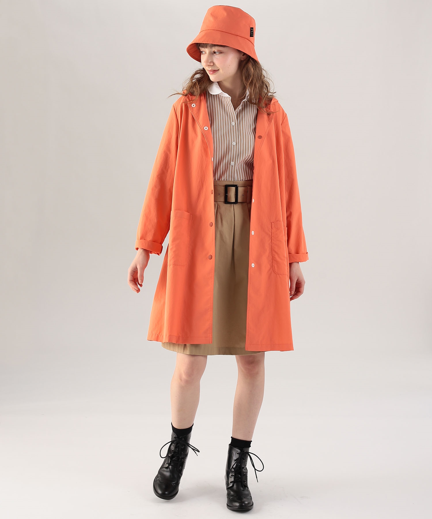 セール】【Outlet】WU31 MANTEAU リサイクルナイロンコート(505197199