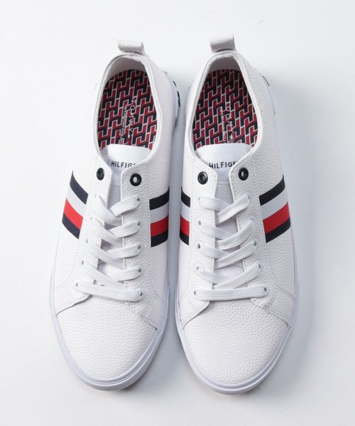 TOMMY HILFIGER(トミーヒルフィガー)/【TOMMY HILFIGER / トミーヒルフィガー】tmRAYAS2 スニーカー メンズ ローカット 白スニーカー 綺麗目 シンプル/img05