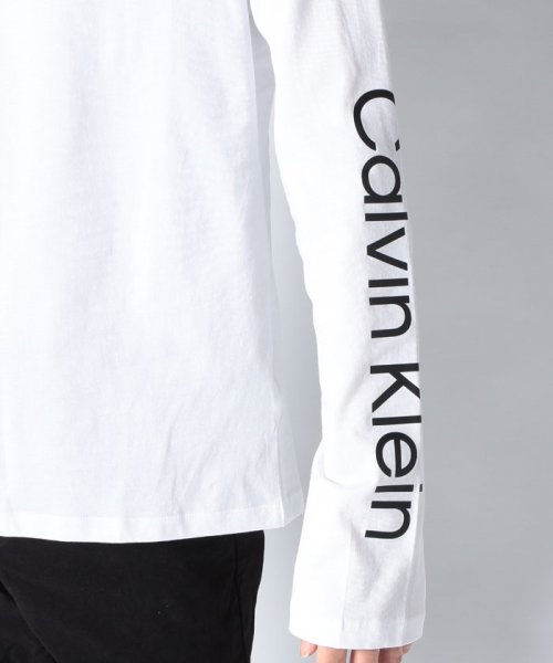 Calvin Klein(カルバンクライン)/【Calvin Klein / カルバンクライン】TEE CHEST MONOGRAM CREWNK プリントロゴ ロンT 長袖 40IC812 父の日 /img07