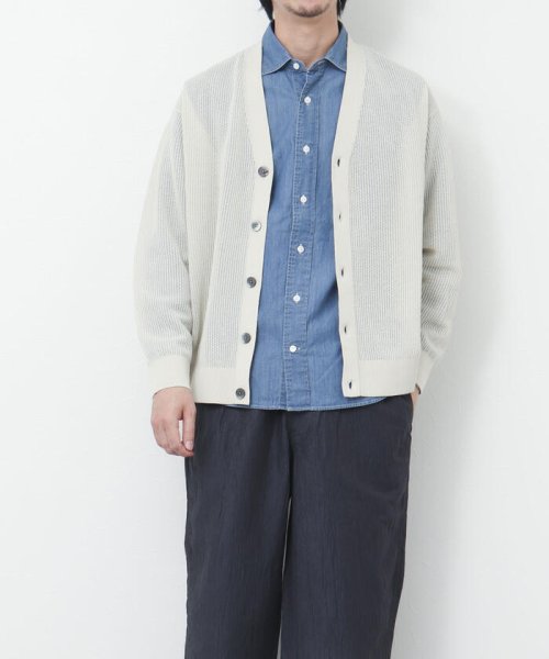 WORK ABOUT(WORK ABOUT)/【WORK ABOUT/ワークアバウト】SHEER CARDIGAN Vネックシアーカーディガン/img38