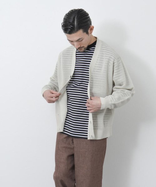 WORK ABOUT(WORK ABOUT)/【WORK ABOUT/ワークアバウト】SHEER CARDIGAN Vネックシアーカーディガン/img40