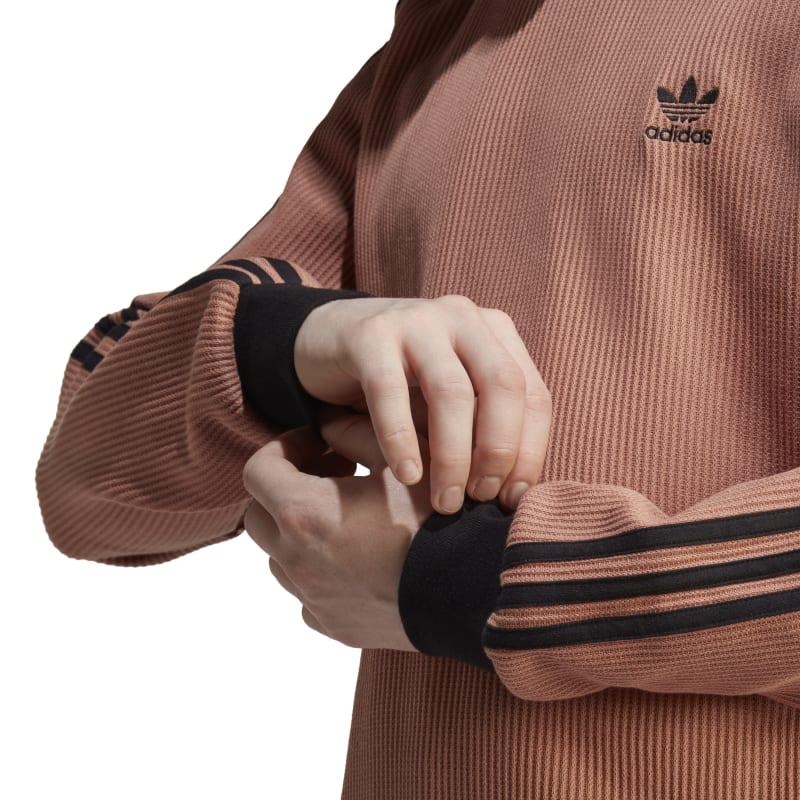 adidas Originals アディカラー ロゴ ワッフルジャージ長袖