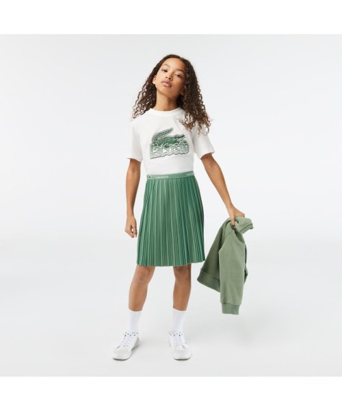 LACOSTE KIDS(ラコステ　キッズ)/GIRLS ウエストネームジャカードプリーツスカート/img05