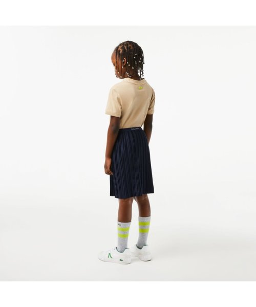 LACOSTE KIDS(ラコステ　キッズ)/GIRLS ウエストネームジャカードプリーツスカート/img07