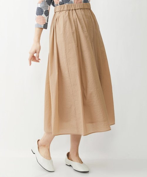 [日本製]クレイペーパーナイロンギャザースカート 