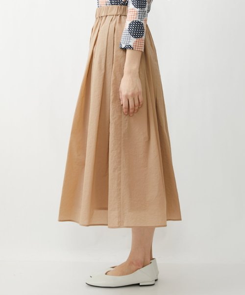 GIANNI LO GIUDICE(ジャンニ・ロ・ジュディチェ)/[日本製]クレイペーパーナイロンギャザースカート/img10