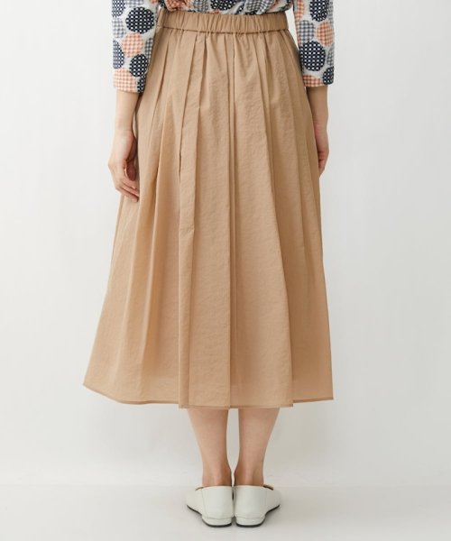 [日本製]クレイペーパーナイロンギャザースカート 