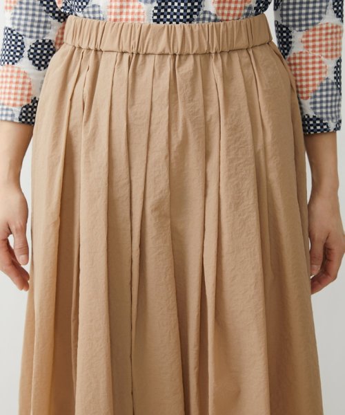 [日本製]クレイペーパーナイロンギャザースカート 