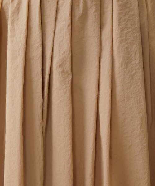 [日本製]クレイペーパーナイロンギャザースカート 