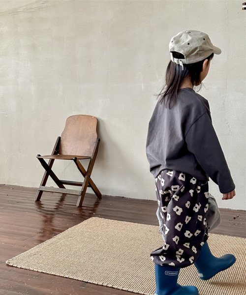 aimoha(aimoha（アイモハ）)/【aimoha－KIDS－】韓国子供服　可愛い花総柄裾絞りパンツ/img18