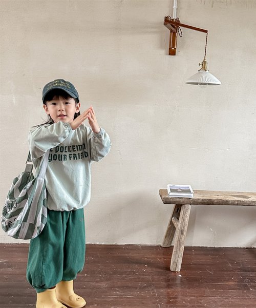 aimoha(aimoha（アイモハ）)/【aimoha－KIDS－】韓国子供服　ワンポイント刺繍入りバルーンパンツ/img04