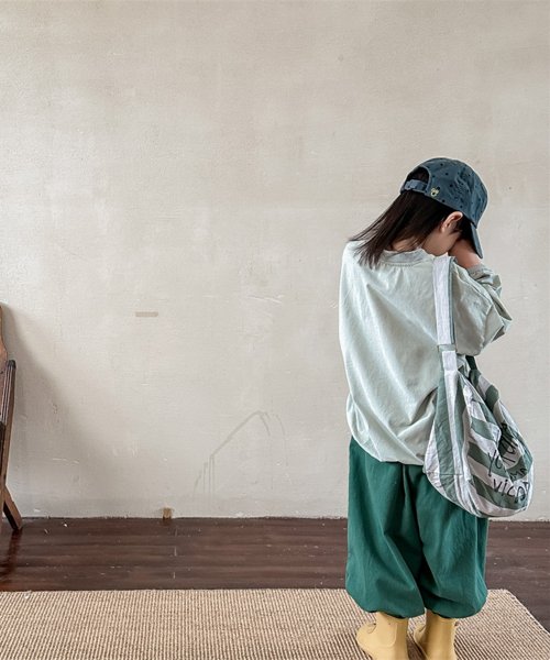 aimoha(aimoha（アイモハ）)/【aimoha－KIDS－】韓国子供服　ワンポイント刺繍入りバルーンパンツ/img06