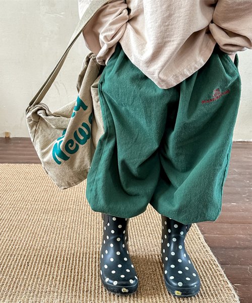 aimoha(aimoha（アイモハ）)/【aimoha－KIDS－】韓国子供服　ワンポイント刺繍入りバルーンパンツ/img11