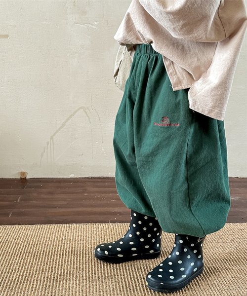 aimoha(aimoha（アイモハ）)/【aimoha－KIDS－】韓国子供服　ワンポイント刺繍入りバルーンパンツ/img12