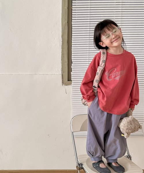 aimoha(aimoha（アイモハ）)/【aimoha－KIDS－】韓国子供服　ワンポイント刺繍入りバルーンパンツ/img15
