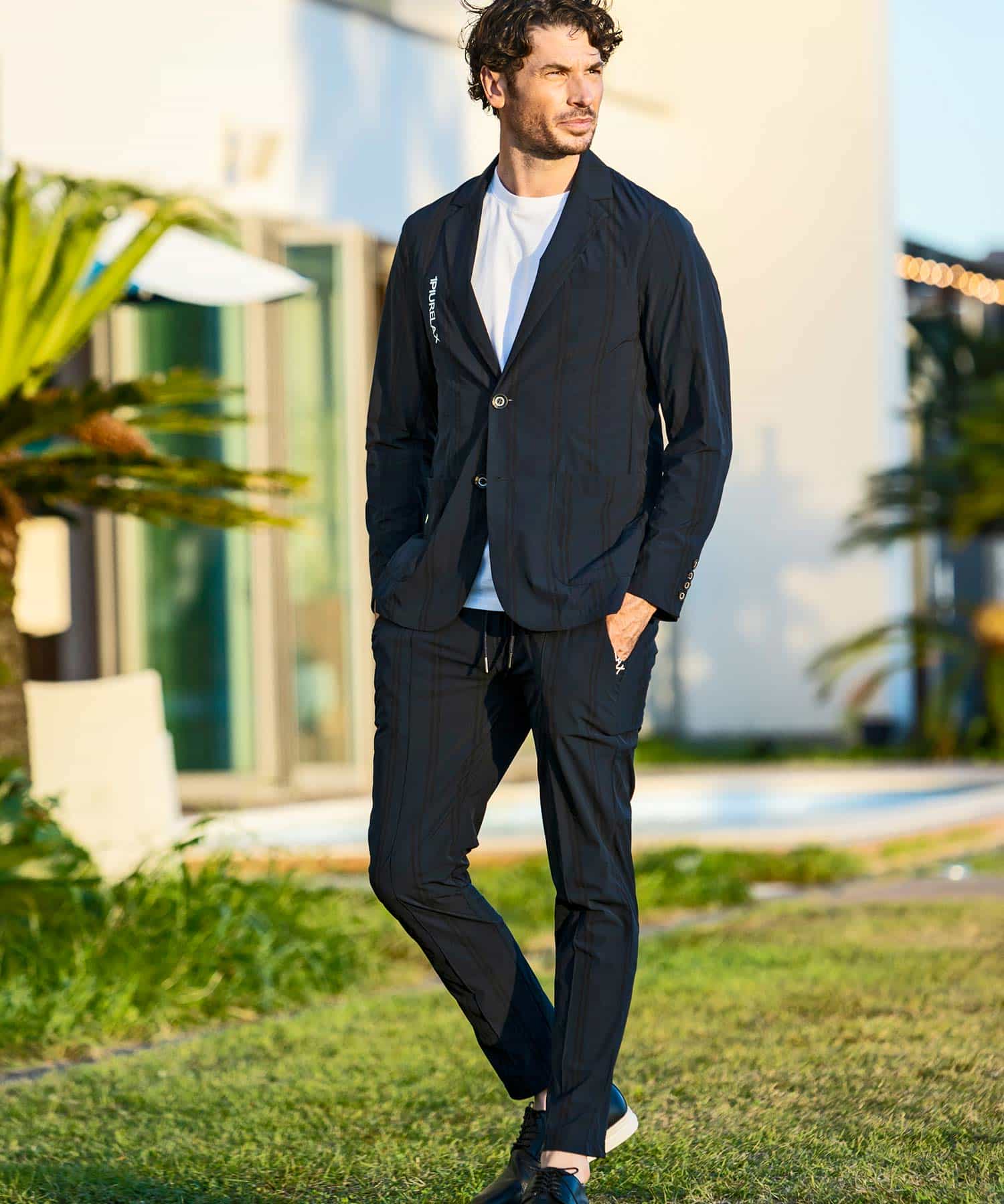 メンズウェア 1piu1uguale3 1PIU1UGUALE3 RELAX ブラッシュドパイルセットアップ メンズ ルーム