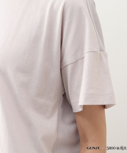 SHOO・LA・RUE(シューラルー)/【GUNZE】睡眠専用Tシャツ「寝るT」sweet　label（半袖）/img05