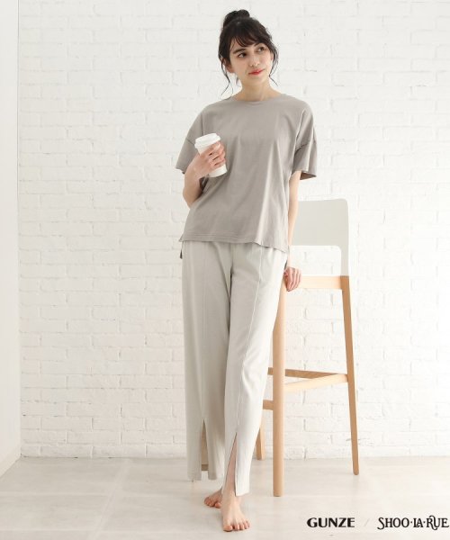 SHOO・LA・RUE(シューラルー)/【GUNZE】睡眠専用Tシャツ「寝るT」sweet　label（半袖）/img16