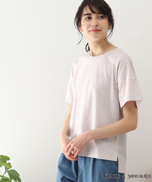 SHOO・LA・RUE(シューラルー)/【GUNZE】睡眠専用Tシャツ「寝るT」sweet　label（半袖）/img23