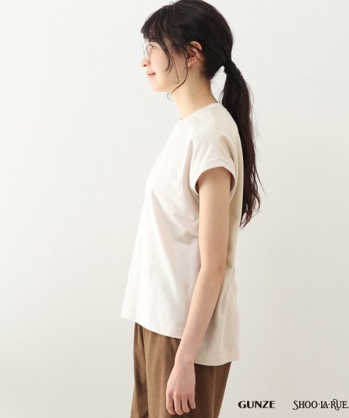 SHOO・LA・RUE(シューラルー)/【GUNZE】睡眠専用Tシャツ「寝るT」sweet label(フレンチスリーブ）/img02