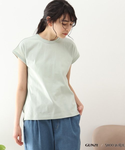 SHOO・LA・RUE(シューラルー)/【GUNZE】睡眠専用Tシャツ「寝るT」sweet label(フレンチスリーブ）/img08