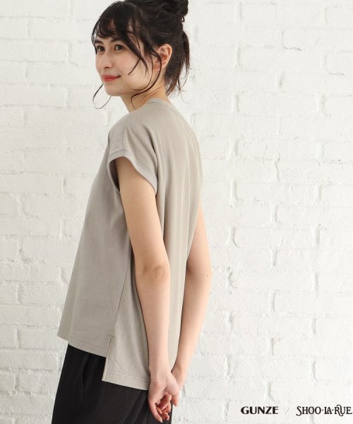 SHOO・LA・RUE(シューラルー)/【GUNZE】睡眠専用Tシャツ「寝るT」sweet label(フレンチスリーブ）/img19