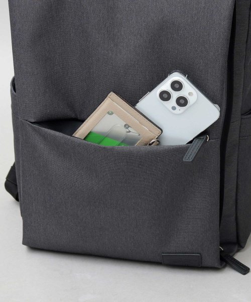 YAKPAK ヤックパック 撥水加工 ヘザーカラー スクエア ビジネスリュック スマートリュック バックパック 大容量 23L 通勤 通学 ビジネス 仕事 ■Point YAKPAK ヤックパック 撥水加工 通勤 1層目 0cm 2層目 0cm/マチ