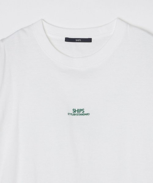SHIPS MEN(シップス　メン)/*SHIPS: STYLISH STANDARD ミニ ロゴ 刺繍 Tシャツ/img28