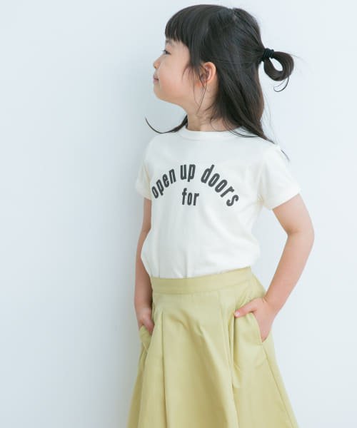 URBAN RESEARCH DOORS（Kids）(アーバンリサーチドアーズ（キッズ）)/『WEB/一部店舗限定サイズ』パイピングロゴTシャツ(KIDS)/img01