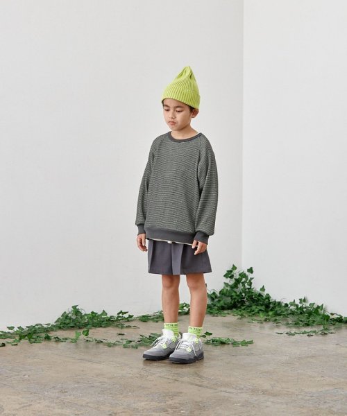 SHIPS KIDS(シップスキッズ)/MOUN TEN.:110～140cm / バイカラー ワッフル セーター/img01