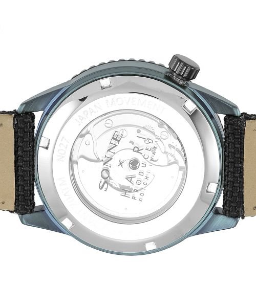 SONNE(ゾンネ)/SONNE(ゾンネ) N027 N027GR－BK メンズ ブラック 自動巻 腕時計/img04