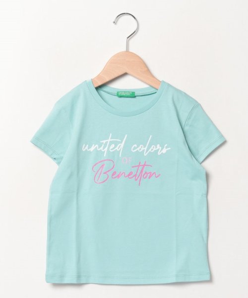 BENETTON (UNITED COLORS OF BENETTON GIRLS)(ユナイテッド　カラーズ　オブ　ベネトン　ガールズ)/キッズグリッターロゴ半袖Tシャツ・カットソーG/img13