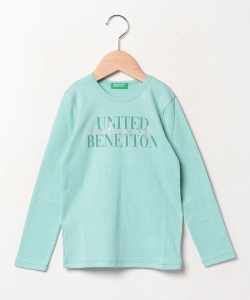 BENETTON (UNITED COLORS OF BENETTON GIRLS)(ユナイテッド　カラーズ　オブ　ベネトン　ガールズ)/キッズロゴプリント長袖Tシャツ・カットソーG/img09