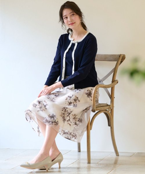 anySiS(エニィ　スィス)/【洗える】フラワーオパールプリント スカート/img07