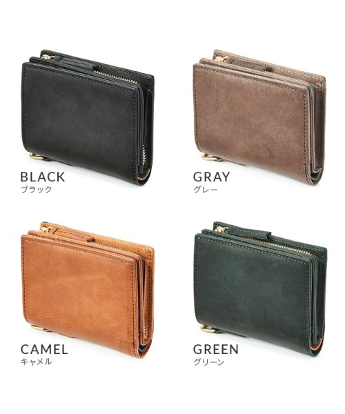 クリード 財布 二つ折り財布 ミドルウォレット メンズ レディース ブランド レザー 本革 小銭入れあり Creed 312C974 シワ