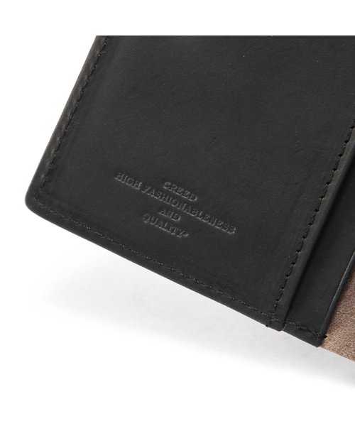 クリード 財布 二つ折り財布 ミドルウォレット メンズ レディース ブランド レザー 本革 小銭入れあり Creed 312C974 シワ