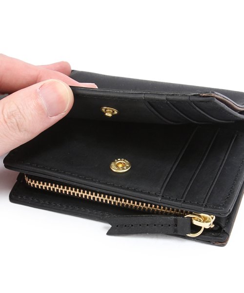 クリード 財布 二つ折り財布 ミドルウォレット メンズ レディース ブランド レザー 本革 小銭入れあり Creed 312C974 シワ