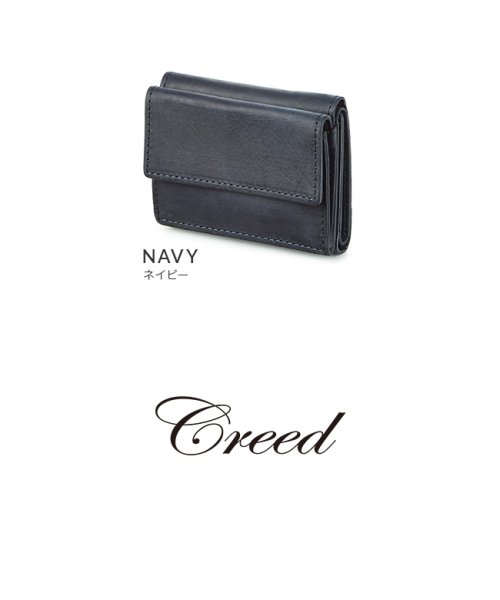 Creed(クリード)/クリード ミニ財布 三つ折り財布 ミニウォレット メンズ レディース ブランド レザー 本革 小さい財布 Creed 312C975/img03