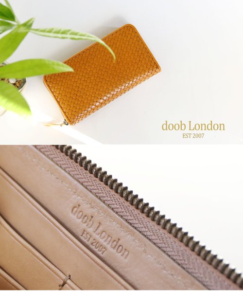 doob London(ドゥーブロンドン)/[doob London]イタリア ヌメ革 メッシュ ラウンドファスナー 長財布/img07