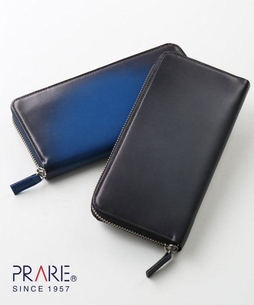 PRAIRIE(プレリー)/[PRAILIE]牛革レザーグラデーションラウンド長財布/img01