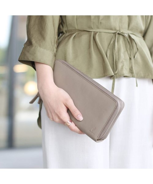 [mieno]牛革レザーオーガナイザーお財布 